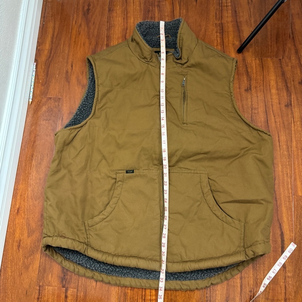 Lee Vest Vintage Sherpa Lined Size XXL - Picture 7 of 7